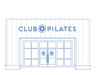 Club Pilates studio front illustration